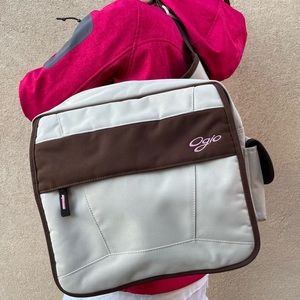 OGIO🎿 "ROAD TRIP" Durable/Easy Clean Canvas Messenger Bag in Bone